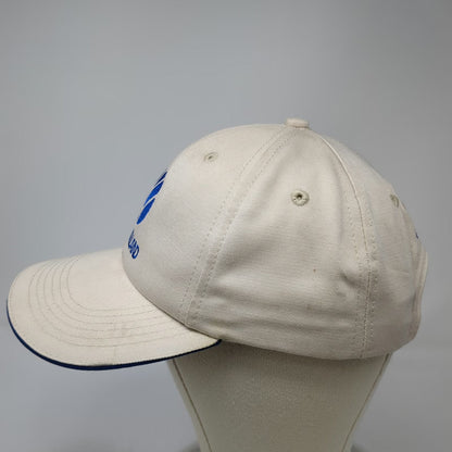 K-Products New Holland Baseball Cap Beige One Size USA Canada Flags Farming Hat