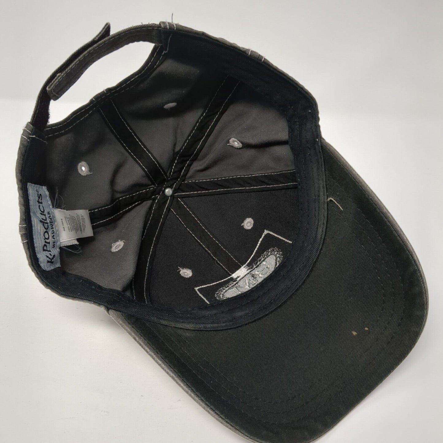 3M Brand Strapback Hat Gray One Size Adjustable Embroidered K-Products