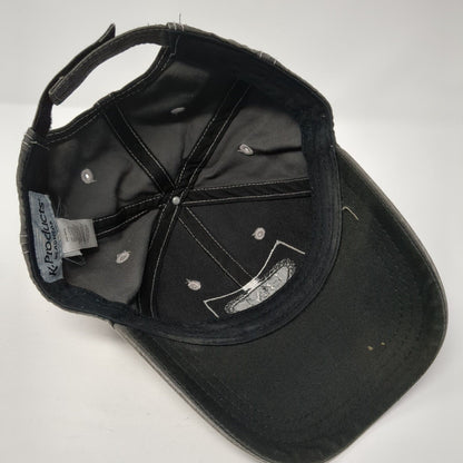 3M Brand Strapback Hat Gray One Size Adjustable Embroidered K-Products
