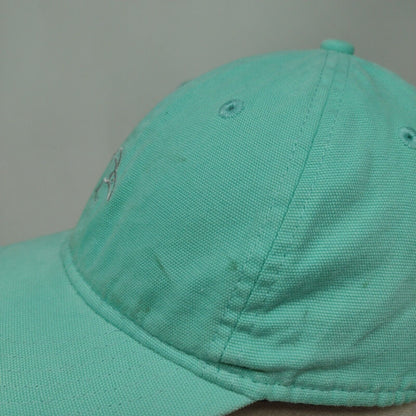 Ducks Unlimited Slideback Hat Greenish-Blue OSFM Adjustable 6 Panel Outdoor Cap