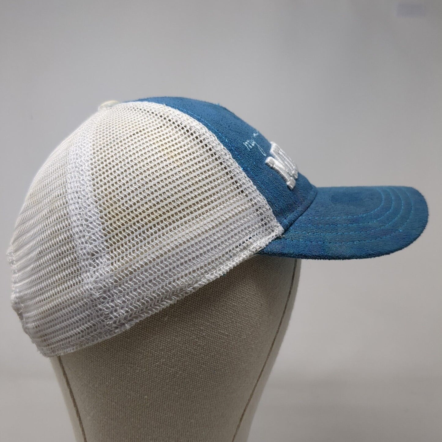 My Middle Name Is Mermaid Snapback Trucker Hat Blue One Size Mesh Back