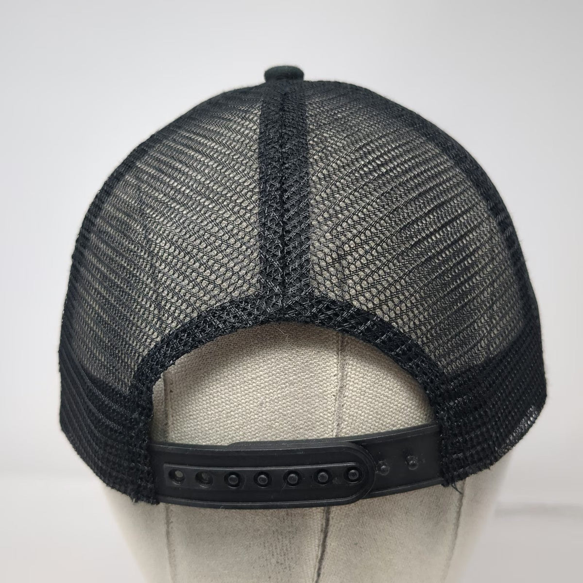 Budweiser Trucker Hat Black One Size Mesh Back Snapback Embroidered Logo Cap
