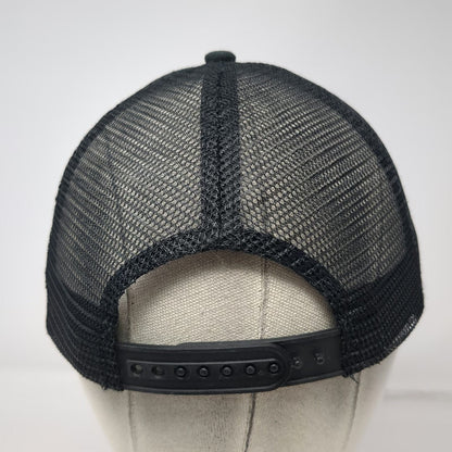 Budweiser Trucker Hat Black One Size Mesh Back Snapback Embroidered Logo Cap