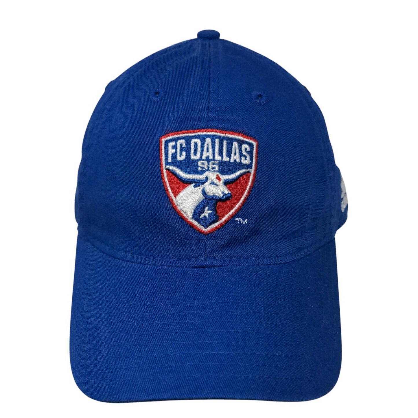 FC Dallas 96 Adidas Slideback Hat Blue OSFA MLS Soccer League Embroidered Logo