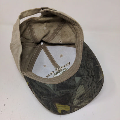 Turck Fishing Club Men's Slideback Hat Tan OSFA Camo Embroidered Logo Cotton