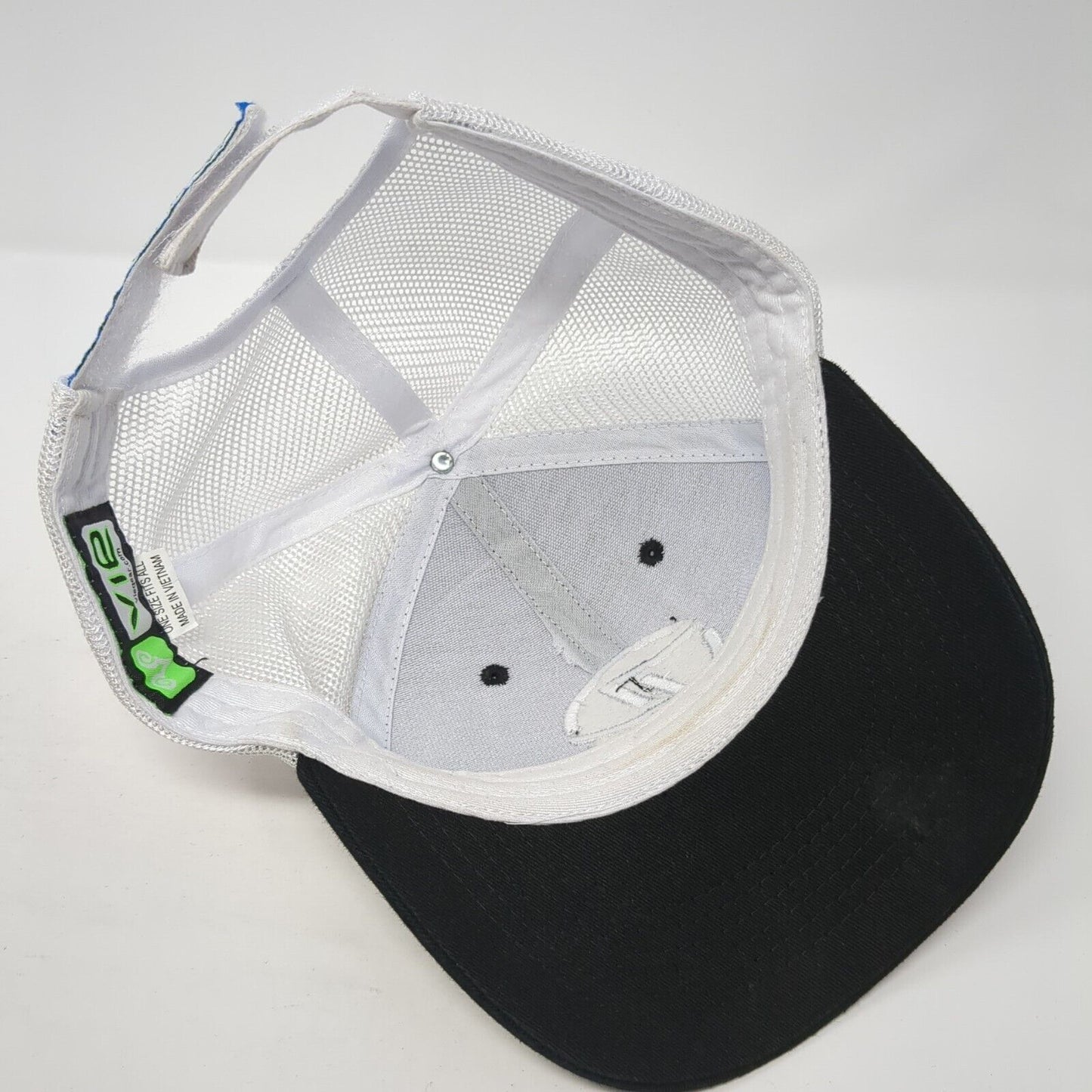 Circle Z Ag & Irrigation Strapback Trucker Hat Black One Size Mesh Back