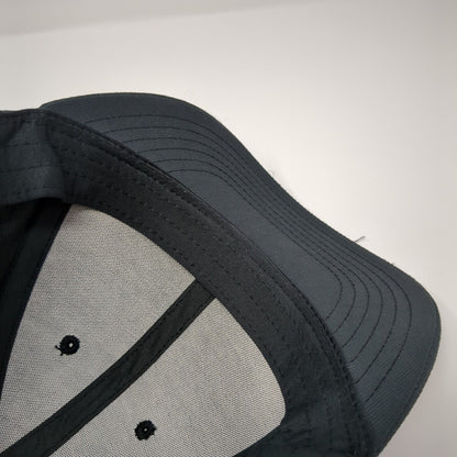The Cove Strapback Hat Black One Size Adjustable 6 Panel Sport-Tek