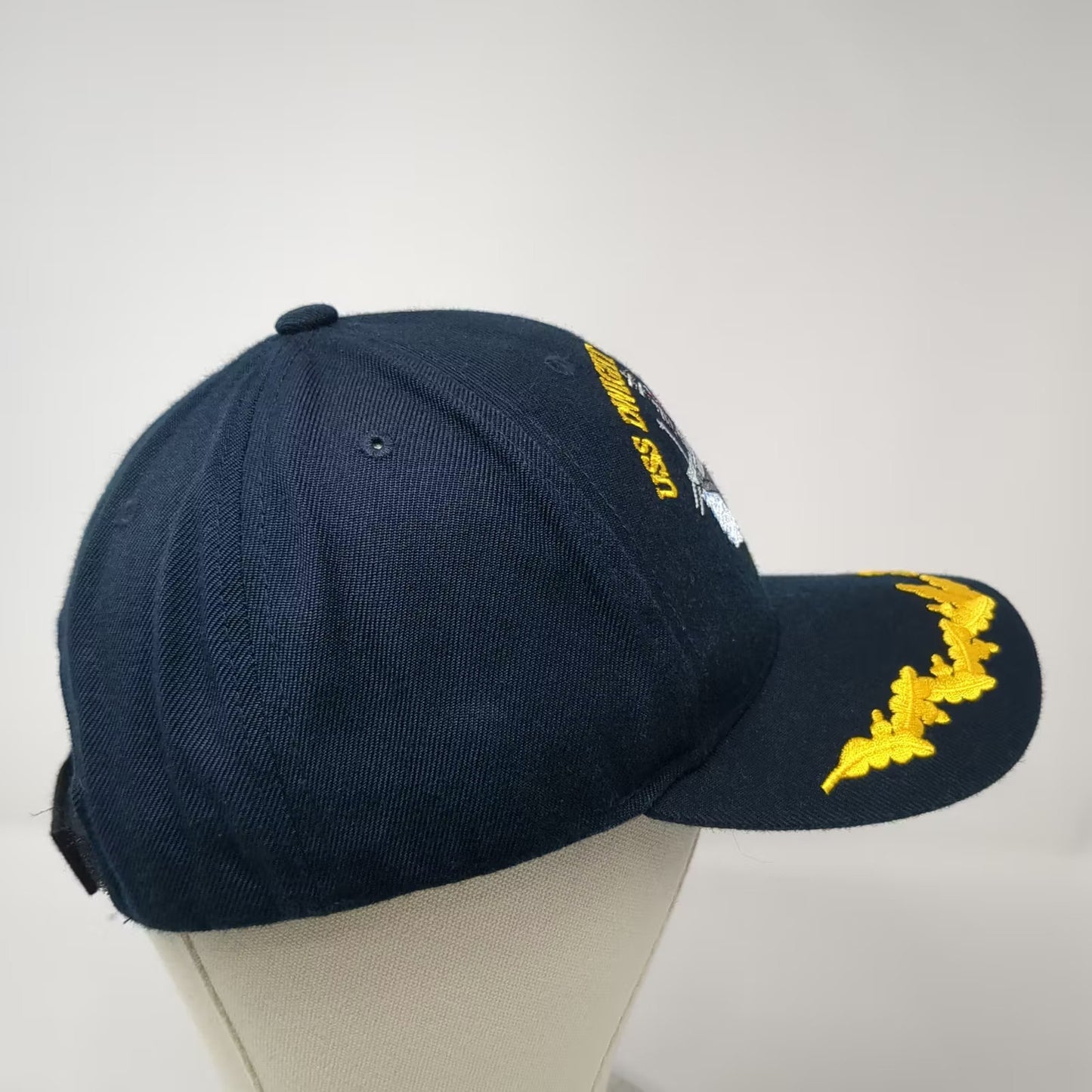 The Corps Blue USS Dwight D Eisenhower CVN 69 Scrambled Eggs Baseball Cap Hat OS