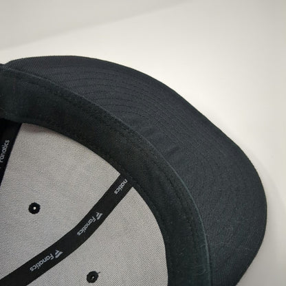 Boston Bruins NHL Fanatics Cap Black 7 1/2 Spoked-B Logo Fitted Flat Brim Hat