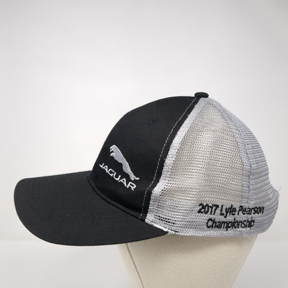 Jaguar Boise Snapback Mesh Back Hat Black Gray OSFA Embroidered Logo