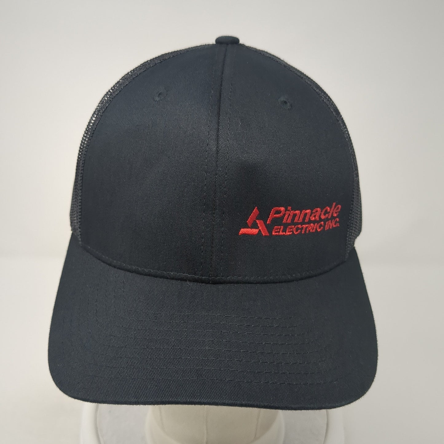 Pinnacle Electric Inc. Snapback Trucker Hat Black One Size Mesh Back