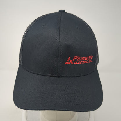 Pinnacle Electric Inc. Snapback Trucker Hat Black One Size Mesh Back