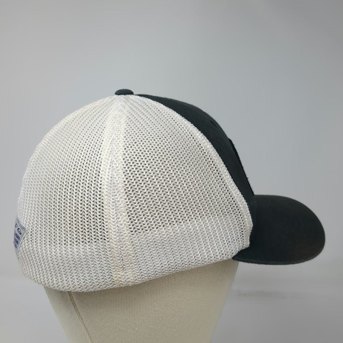 Columbia PFG Baseball Cap Black White One Size Mesh Back Performance Fishing Hat