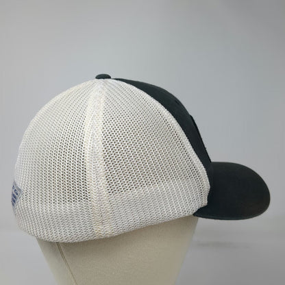 Columbia PFG Baseball Cap Black White One Size Mesh Back Performance Fishing Hat