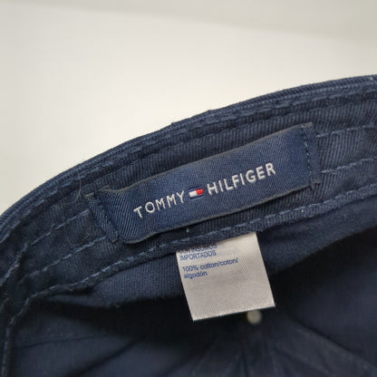 Tommy Hilfiger Slideback Hat Blue One Size Adjustable Solid 6 Panel