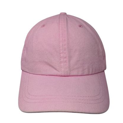 Unbranded Slideback Hat Pink OSFM Adjustable Vented Holes 6 Panel Blank