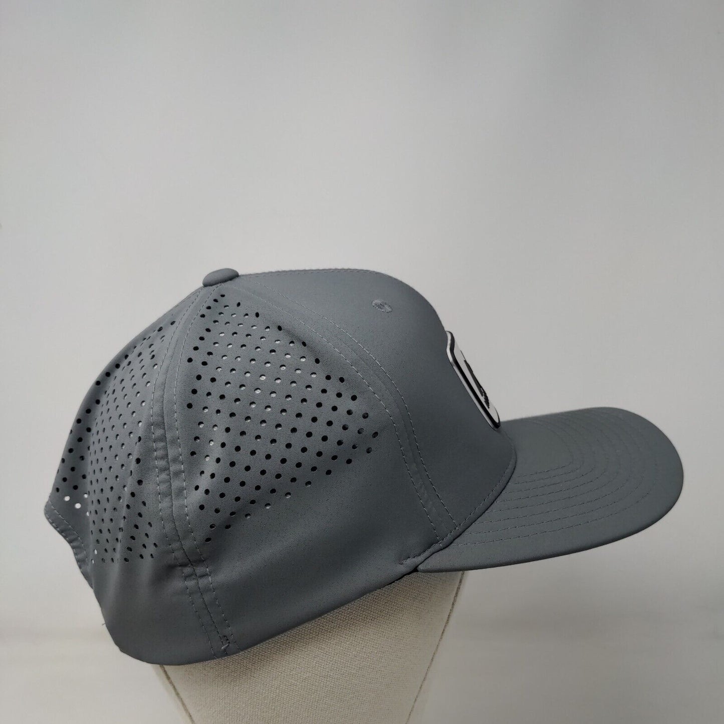 Add 2 Performance Snapback Hat Gray One Size Laser Cut Branded Bills