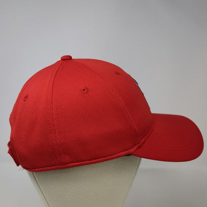 OC Sports Los Angeles Angels MLB Baseball Cap Red One Size Strapback Mesh Logo