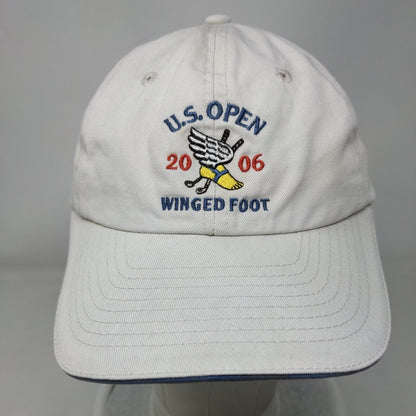 US Open 2006 Winged Foot Slideback Hat Cream One Size USGA Member