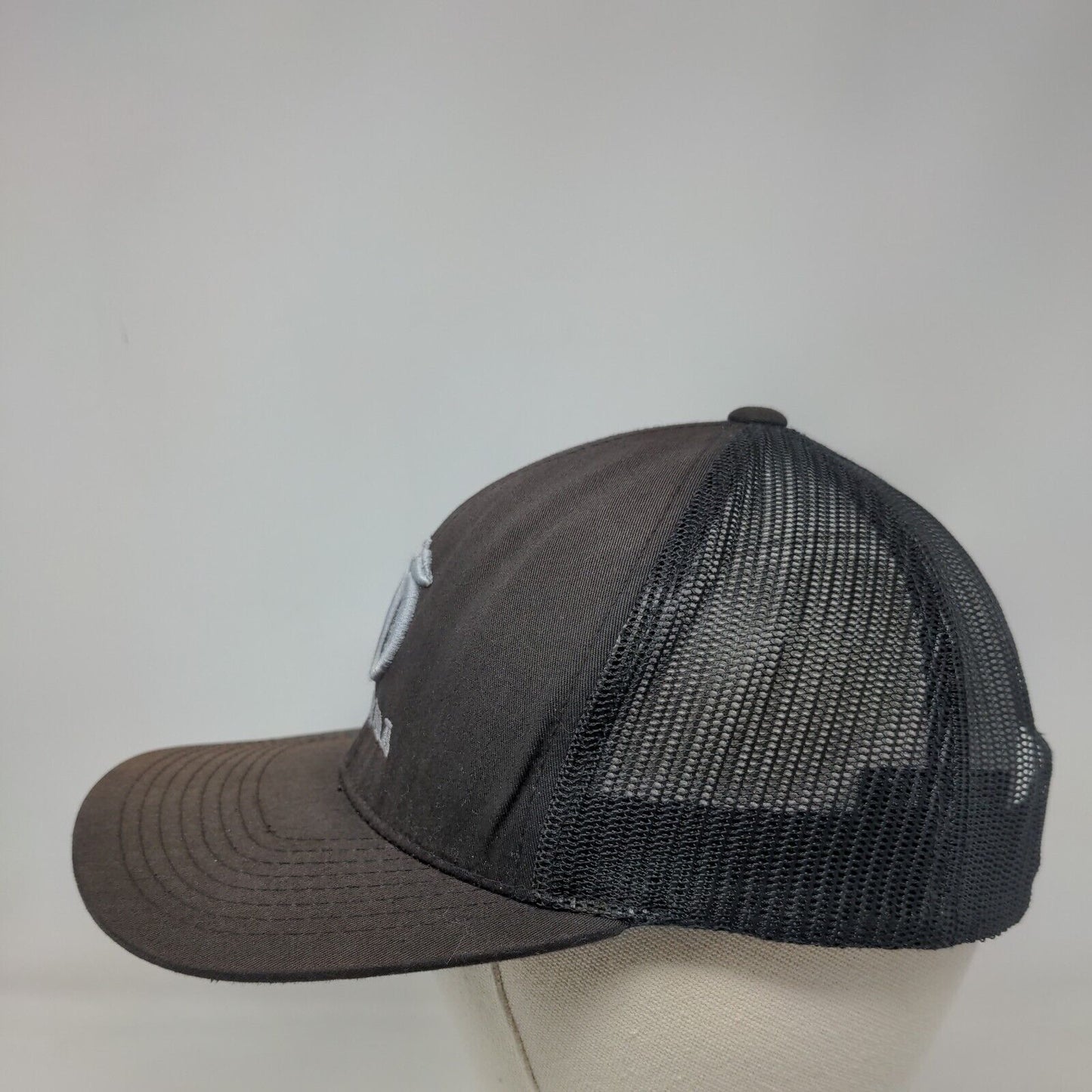Florida Snapback Trucker Hat Black OS Adjustable Mesh Back Pacific Headwear