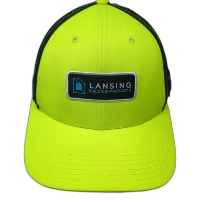 Lansing Building Products Trucker Hat Green One Size Mastic Ply Gem Mesh Back