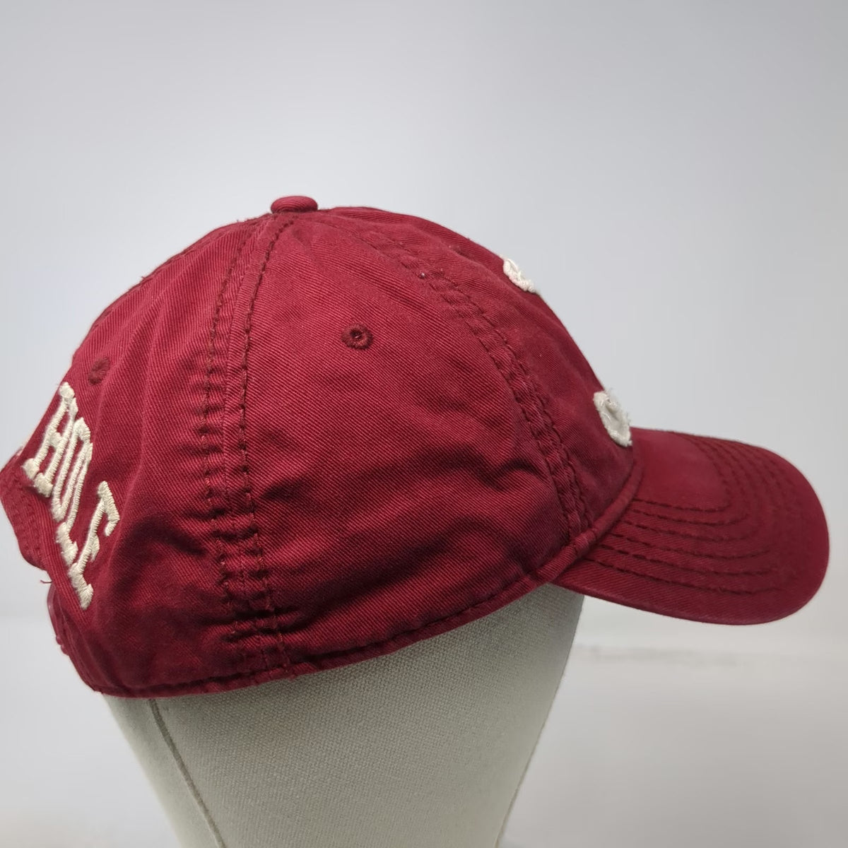 American Needle Snapback Hat Red One Size Jackson Hole Wyoming Distressed Bison