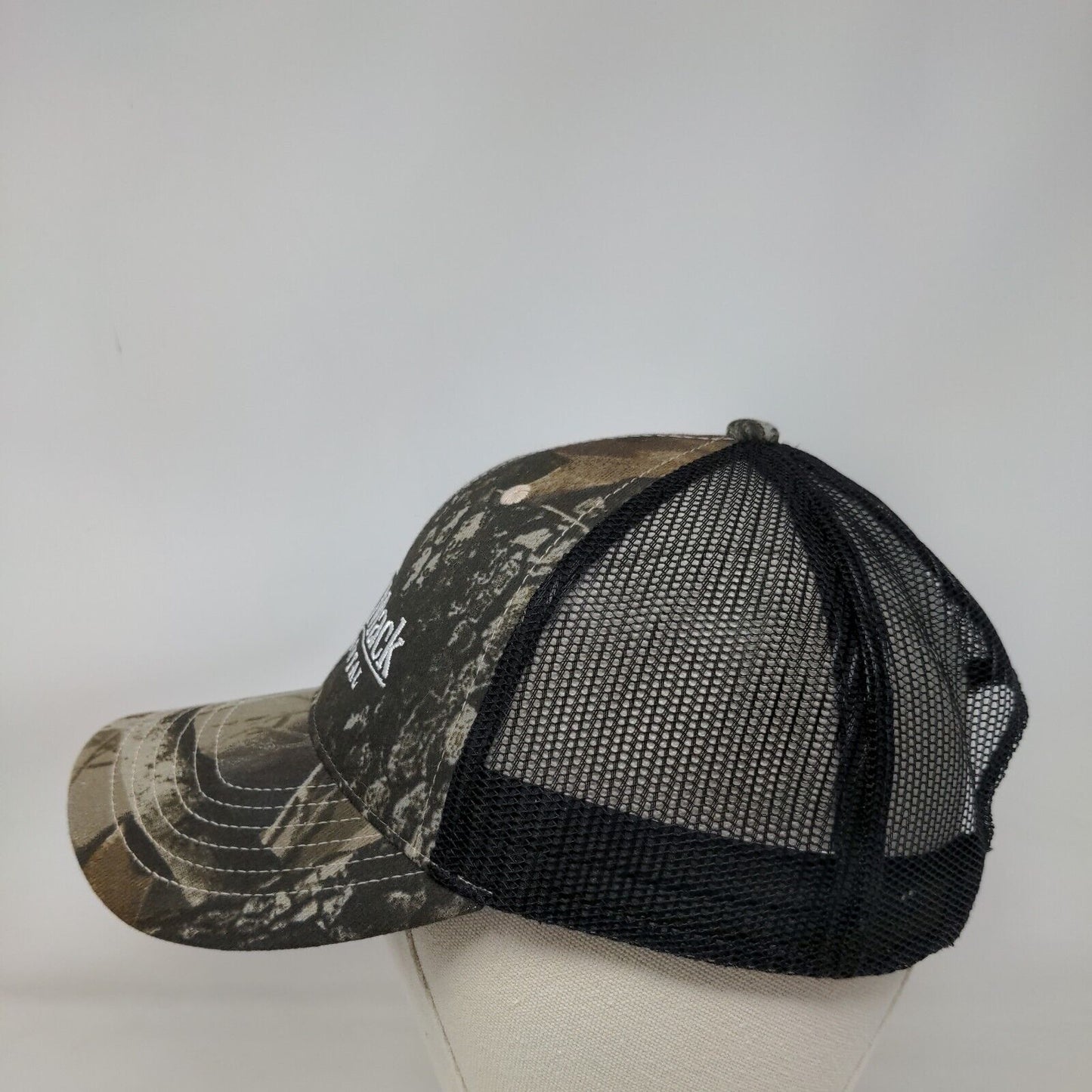 August Mack Environmental Strapback Trucker Hat Camouflage OSFA Mesh Back