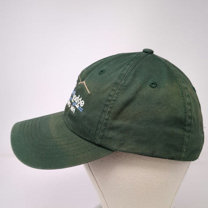 Imperial Baseball Cap Green OSFM Tall Timber Lodge Pittsburg NH Fishing Logo Hat