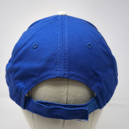 Quick Lane Tire Auto Center Logo White Blue One Size Baseball Cap Hat Strapback
