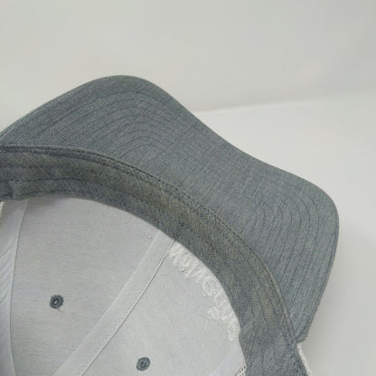 Wolverine Rocks & Rubber Snapback Trucker Hat Gray OS Mesh Back Richardson