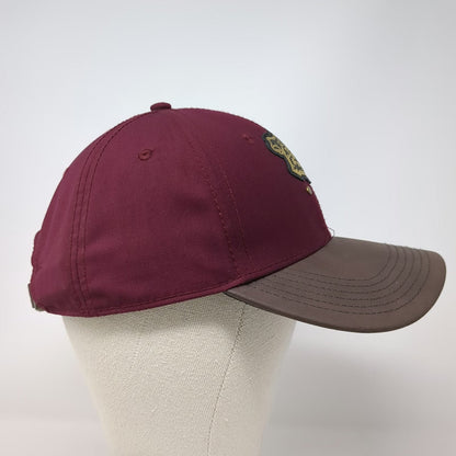 Harry Potter Baseball Cap Red OSFM Slideback Hogwarts Crest Platform 9 3/4 Hat