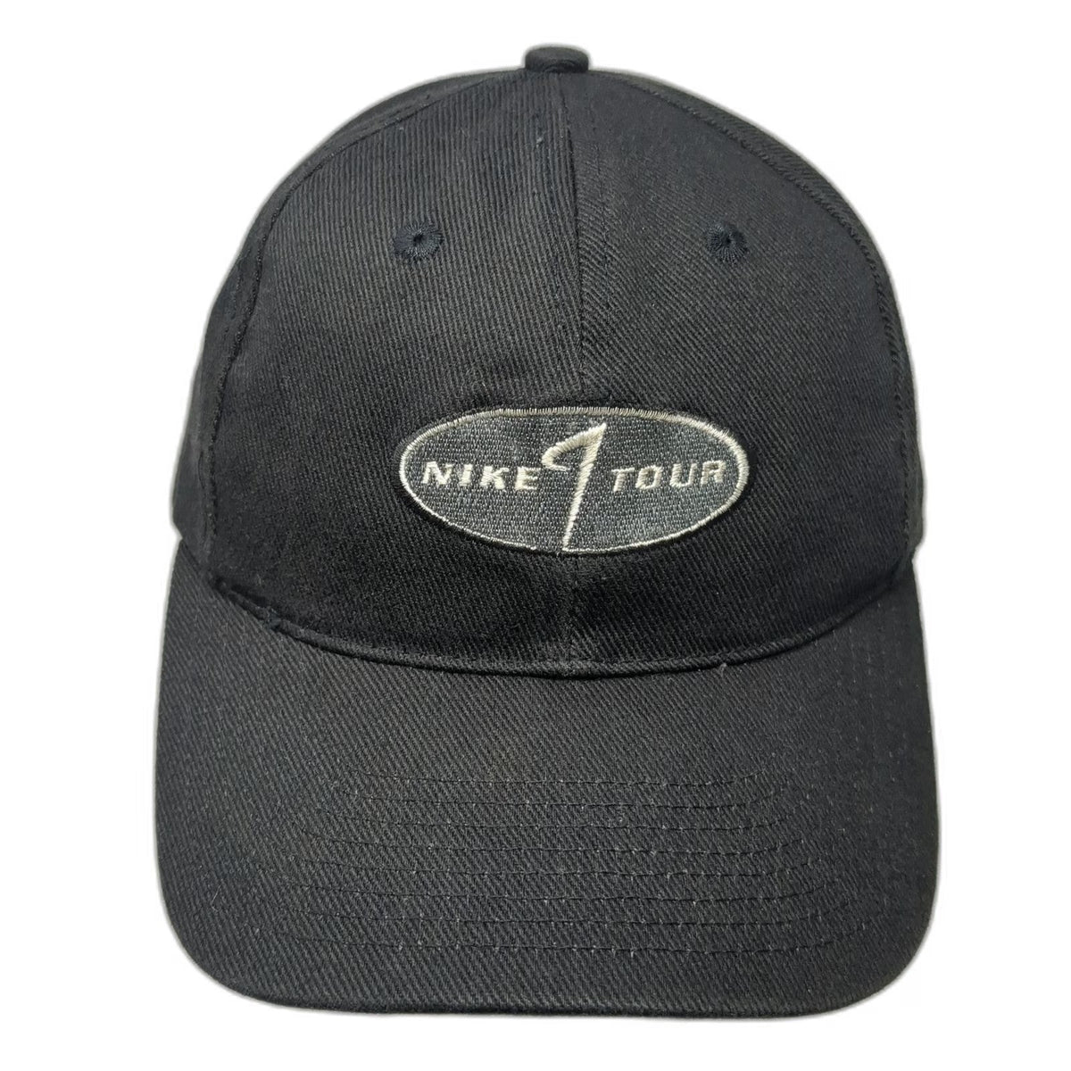 Nike Baseball Cap Black One Size Golf 1 Tour Strapback Green Underbrim Hat