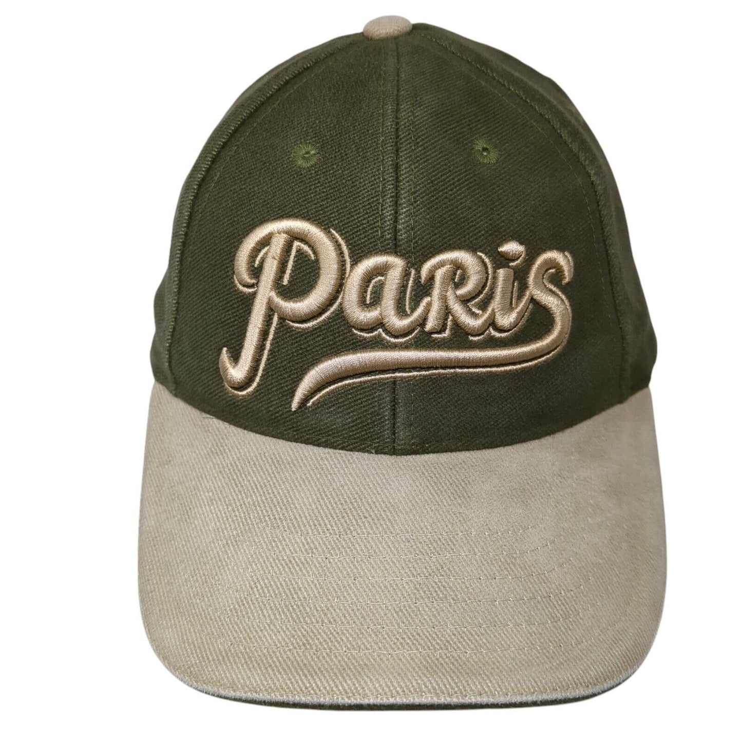 Paris Strapback Hat Multicolor One Size Adjustable Embroidered 6 Panel Cotton
