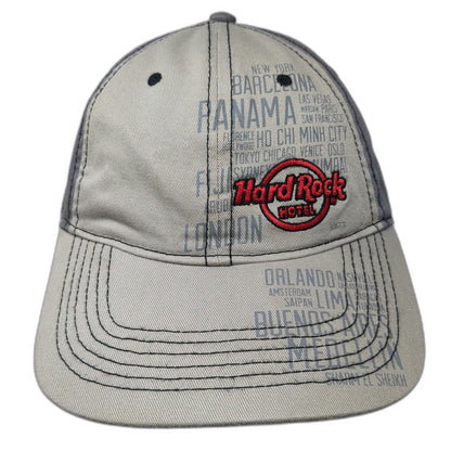Hard Rock Hotel Baseball Cap Gray One Size Punta Cana Cities Graphic Cotton Hat
