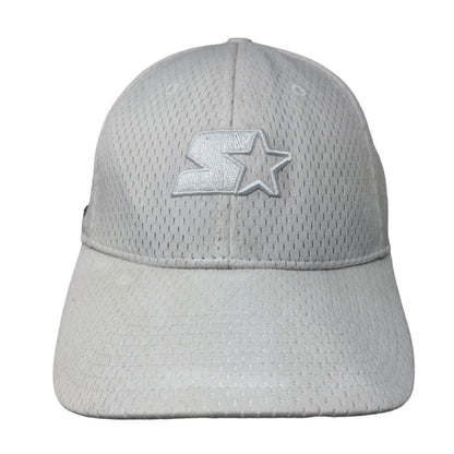 Starter Fitted Hat White L/XL Dri-Star Embroidered Breathable Outdoor