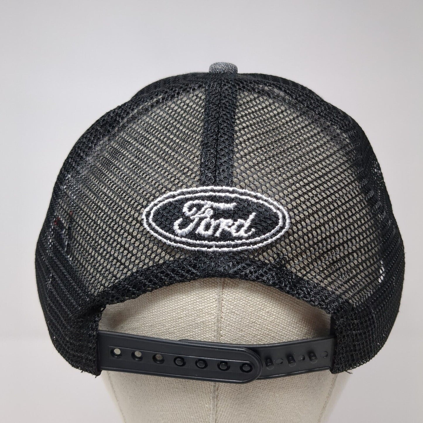 Phil Meador's Courtesy Ford Lincoln Snapback Trucker Hat Gray One Size Mesh Back
