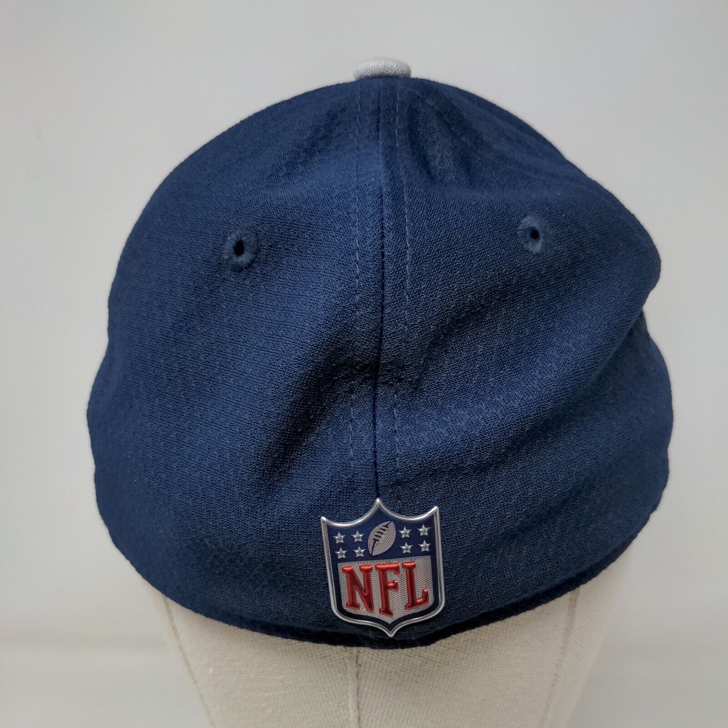 New Era Men's Fitted Hat Blue 7 Embroidered Dallas Cowboys Logo 59Fifty