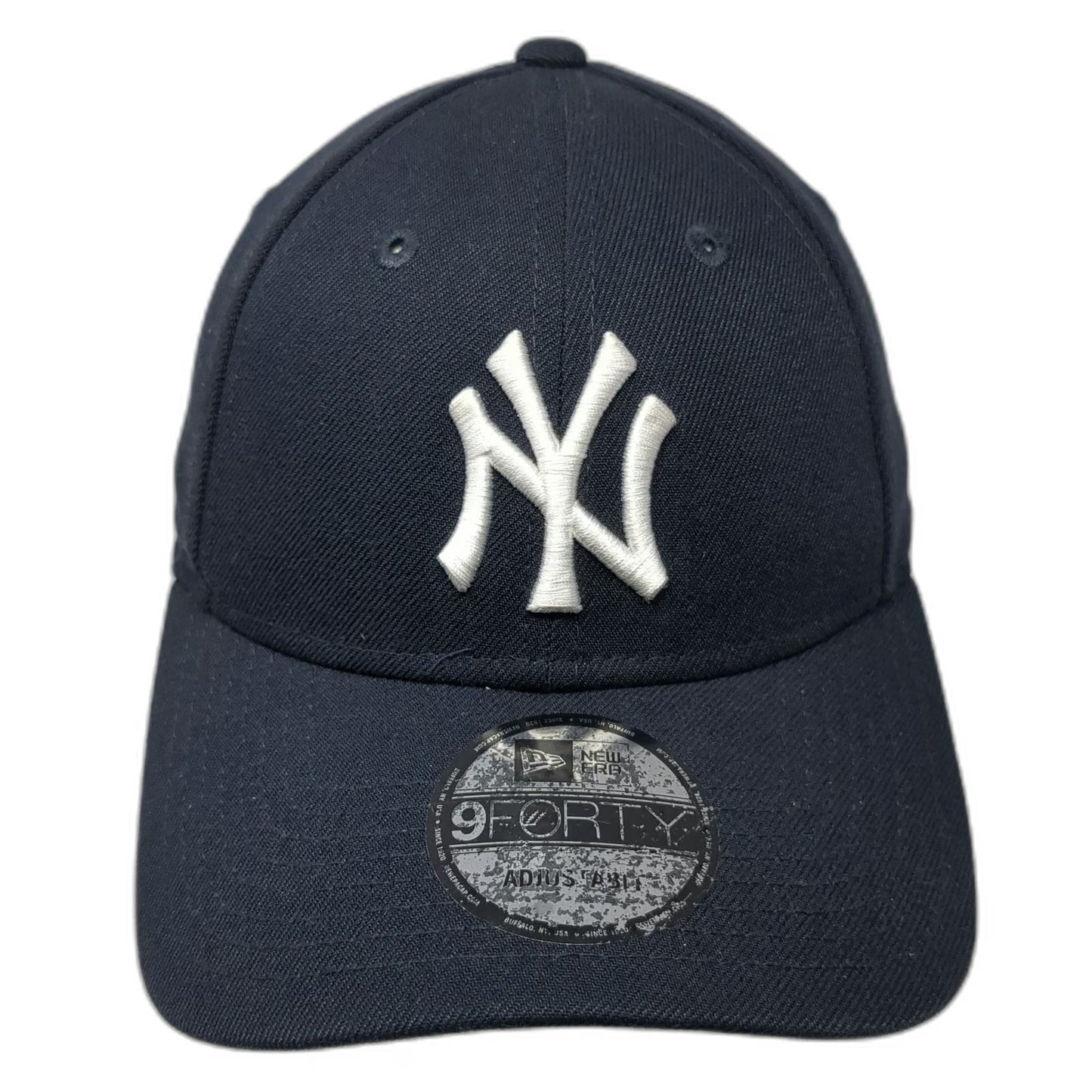 New York Yankees MLB New Era Baseball Cap Blue White One Size Adjustable Strap