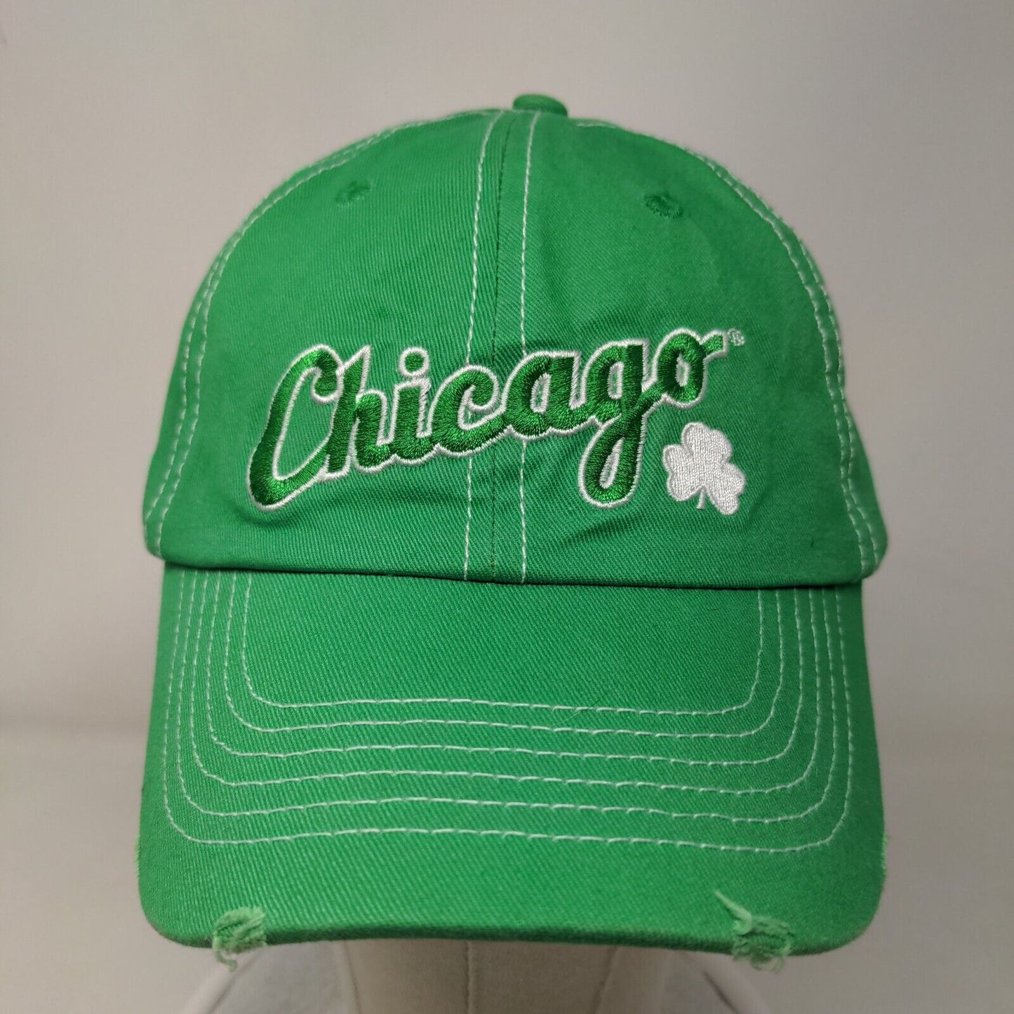 Chicago White Sox Strapback Hat Green One Size Embroidered Kick 10 Pro Gear