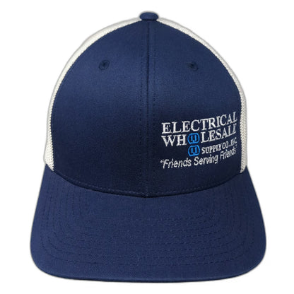Port Authority Baseball Cap Blue XL Hat Mesh Back Electrical Wholesale Supply