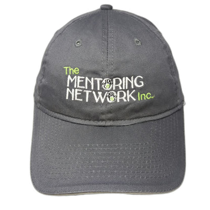 Port & Company Baseball Cap Gray One Size Mentoring Network Inc Strapback Hat