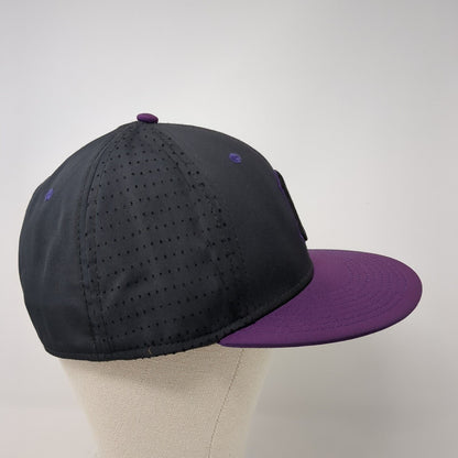 G Fitted Hat Multicolor Large Embroidered Vented Holes 6 Panel The Game Pro