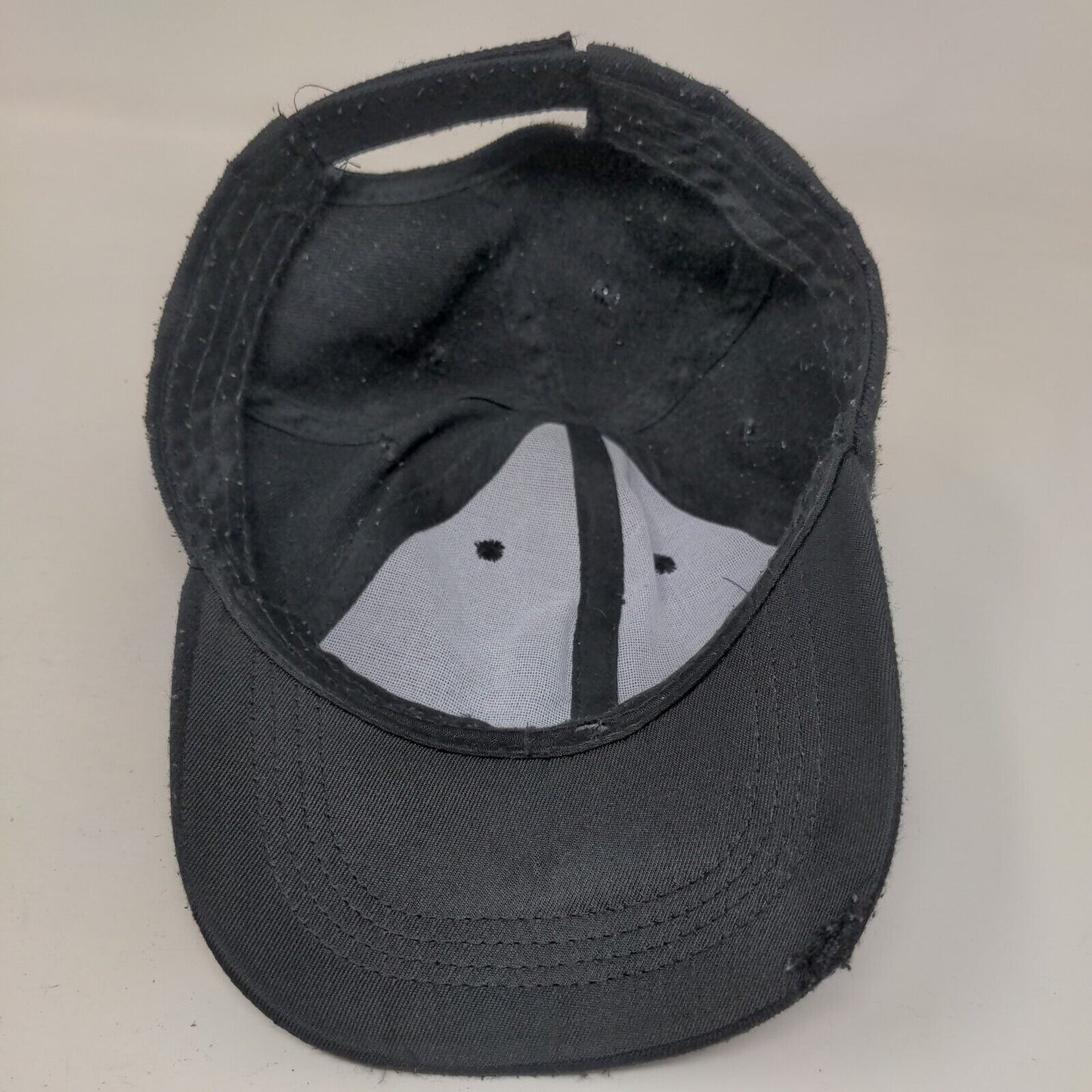 Unbranded Strapback Hat Black One Size Adjustable 6 Panel Blank