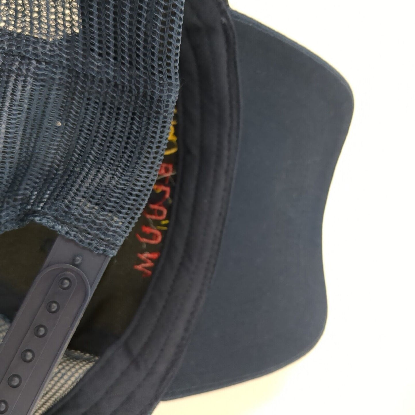 Bluum Let Learning Grow Snapback Trucker Hat Blue OSFA Adjustable Embroidered