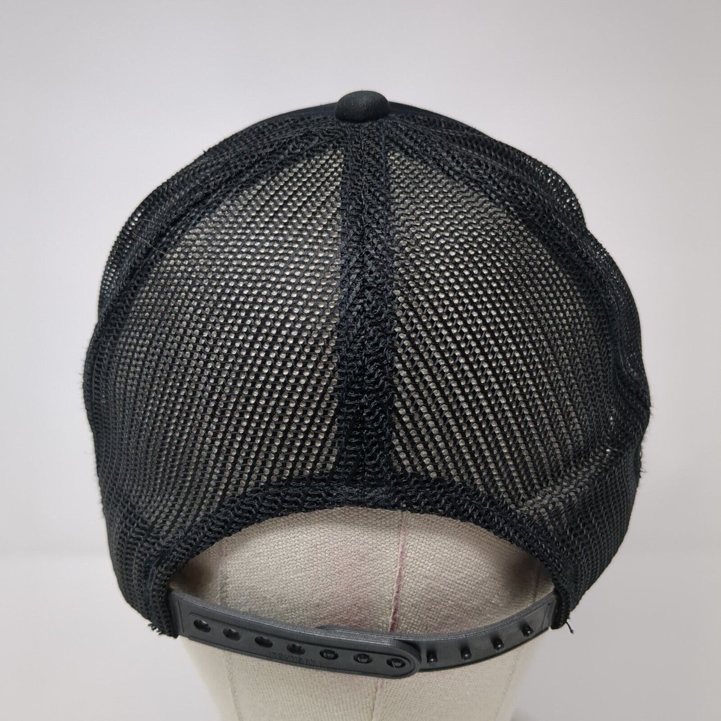 Serv-Con Graphics Inc Snapback Trucker Hat Black OS Adjustable Mesh Back Rope