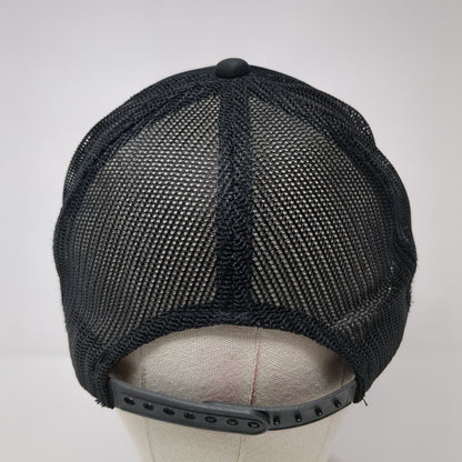 Serv-Con Graphics Inc Snapback Trucker Hat Black OS Adjustable Mesh Back Rope