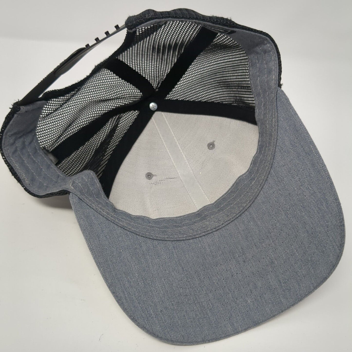 Ourea Outdoors Patch Snapback Trucker Hat Gray One Size Mesh Back