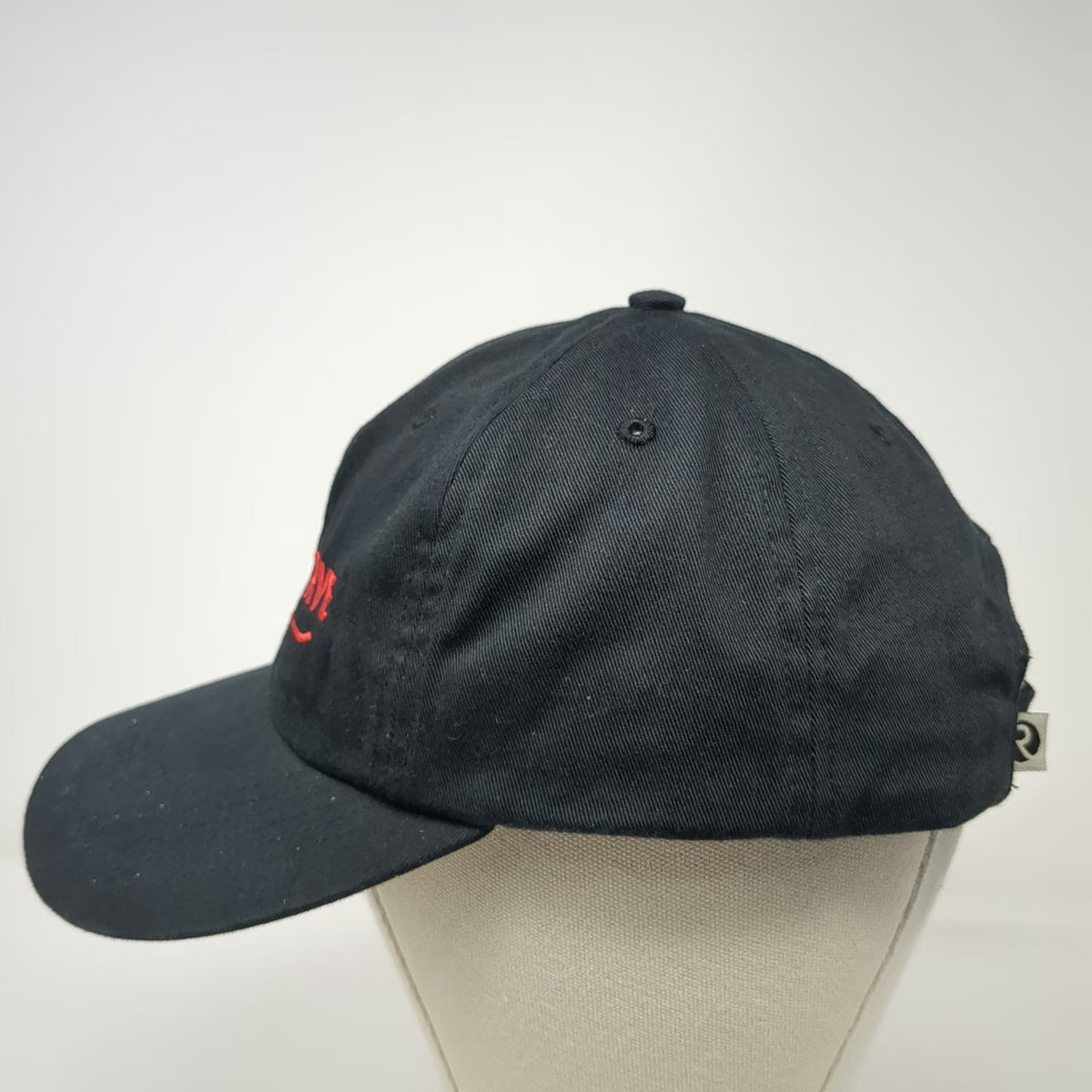 Richardson Baseball Cap Black One Size Flowserve Seals Embroidered Strapback Hat