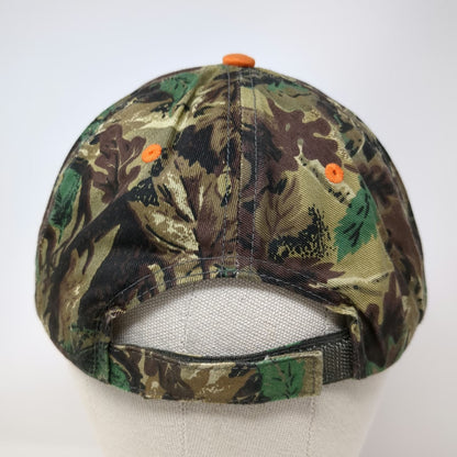 Toyota Trucks Baseball Cap Green Camo One Size Strapback Orange Accents Hat