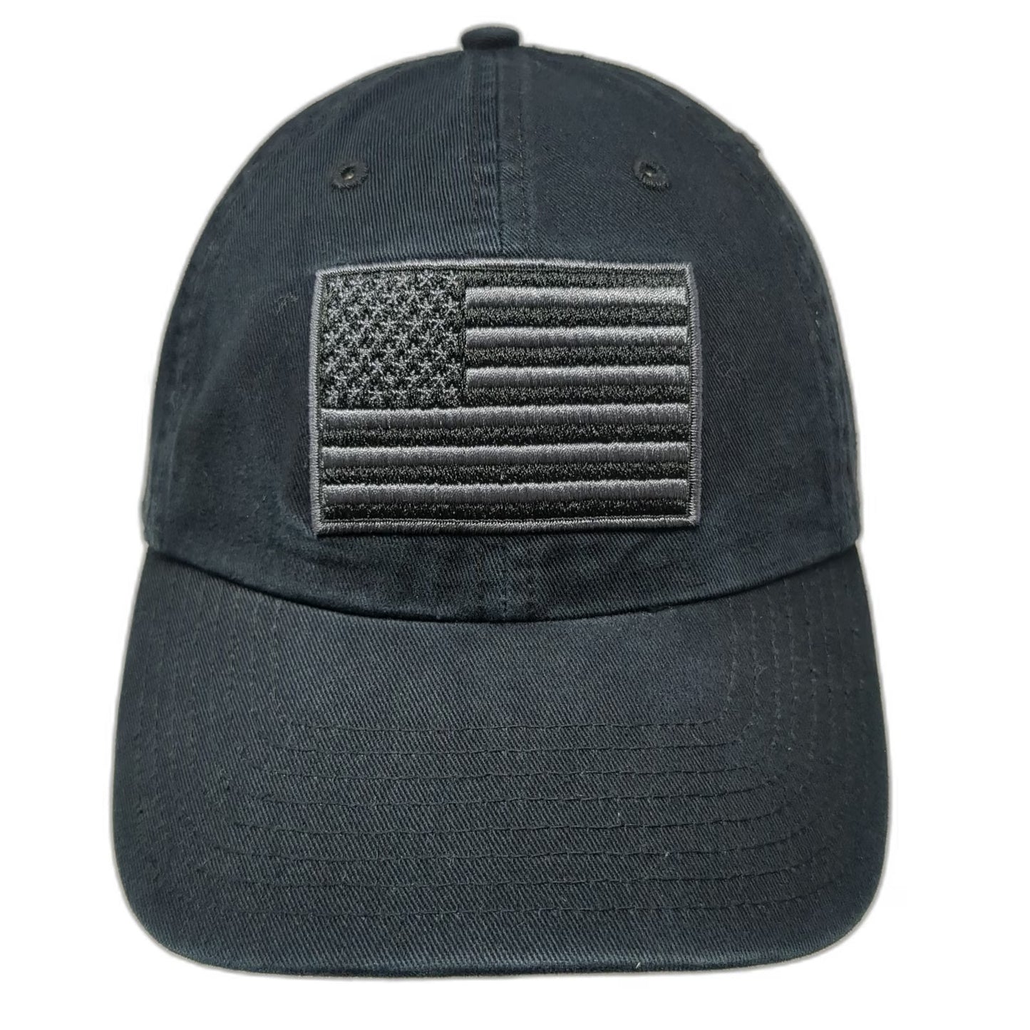 '47 NCAA Black Gray OSFM Cap American Flag OHT Adjustable Licensed Slideback Hat
